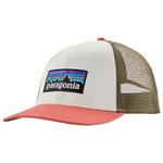 Patagonia Casquettes P-6 Logo LoPro Trucker Hat Birch White Présentation