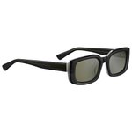 Serengeti Lunettes de soleil Nicholson Shiny Black Transparent Layer Mineral Polarized 555nm Présentation