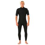 Rip Curl Combinaison Intégrale Manches Courtes Dawn Patrol Ss Cz 22 Black Black Présentation