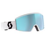 Scott Masque de Ski Ambit Compact Mineral White Black Amp Ice Chrome Présentation