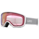 Giro Masque de Ski Millie White Grey Chute Vivid Infrared Présentation