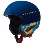 Oakley Casque de ski Arc5 Shiffrin Signature Navy Graphic Gold Présentation
