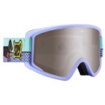 Spy Masque de Ski Crusher Elite Jr Wiener Dog Bronze Silver Mirror Présentation