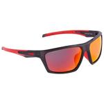 AZR Lunettes de soleil Vegas Crystale Noire Matte Multicouche Rouge Présentation