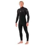 Rip Curl Combinaison Intégrale Flashbomb Chest Zip 3/2 Black Présentation