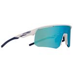 Red Bull Spect Lunettes de soleil Riddle Matt White Blue Smoke Blue Mirror Présentation