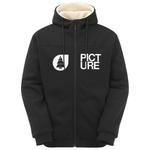 Picture Sweat Basement Plush Zip Black Présentation