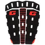 Fcs Pad Surf Modern Heritage Tail Pad Black / Red Présentation
