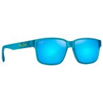 Maui Jim Lunettes de soleil Kuniahi Asian Fit Matte Trans Blue Blue Hawaii MauiPure Présentation