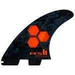 Fcs Ailerons Surf II Al Merrick PC Tri Fins Orange Présentation
