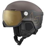 Bollé Casque de ski avec visière V-Ryft Pure Terra Matte Photochromic Gold Présentation