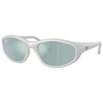 Ray Ban Lunettes de soleil RB2228 Polished Silver Light Green Silver Mirror Présentation