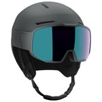 Salomon Casque visière Osmo Ebony Sigma Sky Blue Présentation