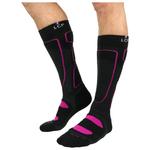 La Chaussette de France Chaussettes Vanoise Noir Rose Présentation