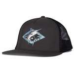 Salty Crew Casquettes Diamond Marlin Boys Trucker Black Présentation