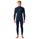 Rip Curl Combinaison Surf Dawn Patrol Pro Chest Zip 4/3 Navy Présentation