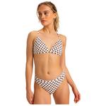 Roxy Maillot de bain Roxy Pro Wave - Bas de Bikini échancré Cloud Dancer Polkabiscus Good Présentation
