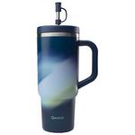 Qwetch Mug Travel Cup 900 ml Aura Bleu Nuit Présentation