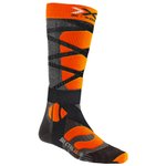 X Socks Chaussettes Ski Control 4.0 Noir Orange Présentation