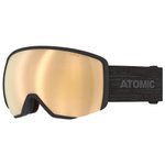 Atomic Masque de Ski Revent L Hd Photo Black Amber Gold Hd Présentation