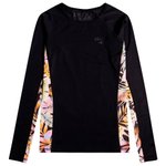 Billabong Top Manches Longues Surf Capsule Upf 50 Black Pebble Présentation