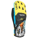 Level Moufles Race Jr Mitt Yellow Blue Présentation