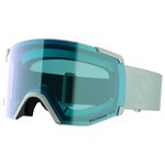 Salomon Masque de Ski S/View White Moss Photo Multilayer Blue Présentation