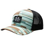 Oakley Casquettes Patch Trucker Hat Green Pix Camo Présentation