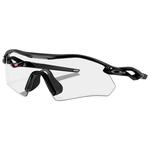 Oakley Lunettes de soleil Radar Plate Polished Black Clear To Black Iridium Photochromic Présentation
