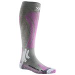 X Socks Chaussettes Ski Merino Wintersports 4.0 Wmn Black Grey Magnolia Présentation