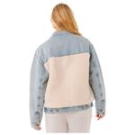 Rip Curl Veste Cruisin' Sherpa Denim Jacket Washed Blue Dos