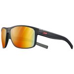 Julbo Lunettes de soleil Renegade Noir Mat Reactiv Performance 1-3 Red Présentation
