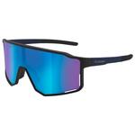 Cebe Lunettes de soleil Outflow Matt Black Navy Sapphire Blue Mirror Présentation
