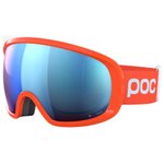 Poc Masque de Ski Fovea Clarity Comp Fluorescent Orange Spektris Blue W20 Présentation