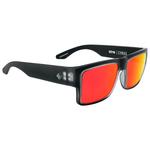 Spy Lunettes de soleil Cyrus Matte Black Ice Happy Gray Green Polar Red Mirror Présentation