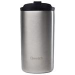 Qwetch Mug Travel Mug 350 ml Inox Brossé Présentation