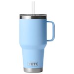Yeti Mug Rambler 35 Oz (994 ml) Straw Mug Big Sky Blue Présentation