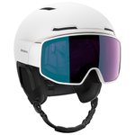 Salomon Casque visière Driver Pro Sigma Photo Mips White Sky Blue Présentation