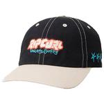 Rip Curl Casquettes Raw Energy Art Adj Cap Black White Présentation
