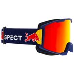 Red Bull Spect Masque de Ski Solo Matt Dark Blue Brown Red Mirror Présentation
