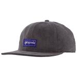 Patagonia Casquettes Corduroy Cap Hut Tripper Label Forge Grey Présentation