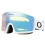 Oakley Masque de Ski Target Line M Matte White Hi Yellow Présentation