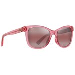 Maui Jim Lunettes de soleil Kiopa'a Rose Transparent Brillant Maui Rose Minéral Superthin Présentation