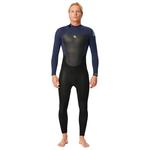 Rip Curl Combinaison Intégrale Omega 4/3mm Gb Back Zip Steamer Slate Présentation