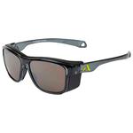 Altitude Eyewear Lunettes de soleil Infinity Crystal Grey Grey Silver Flash Présentation