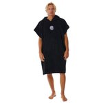 Rip Curl Poncho Surf Logo Hooded Towel Black Présentation