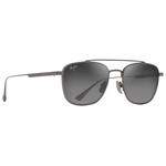 Maui Jim Lunettes de soleil Kahana Shiny Dark Ruthenium Neutral Grey MauiBrilliant Présentation