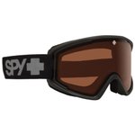 Spy Masque de Ski Crusher Elite Matte Black Low Light Persimmon Présentation