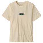 Patagonia Tee-shirt '95 Oval Logo Undyed Natural Présentation