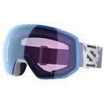 Salomon Masque de Ski Radium Pro Ice Flow Sigma Photo Sky Blue Présentation